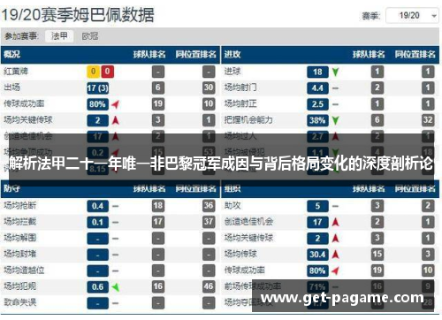 解析法甲二十一年唯一非巴黎冠军成因与背后格局变化的深度剖析论